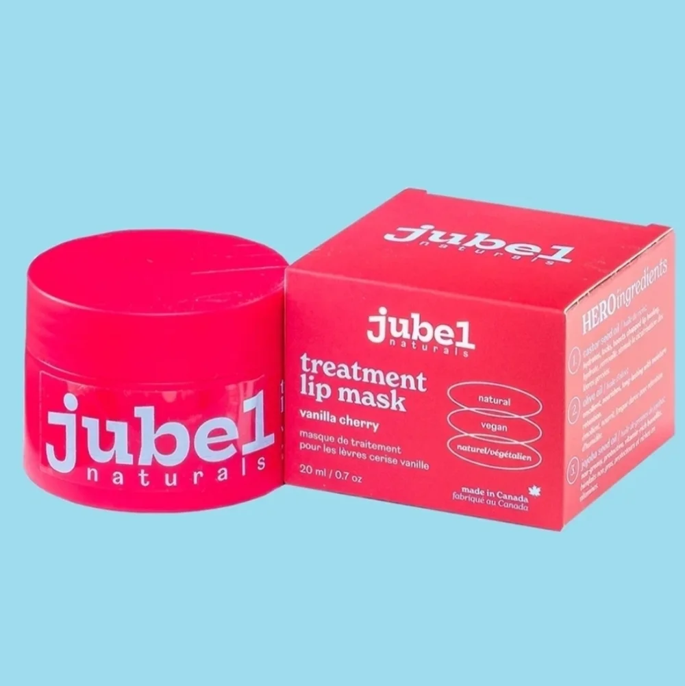 Jubel Naturals Treatment Lip Mask: Vanilla Cherry, 20g (Full Size), NIB